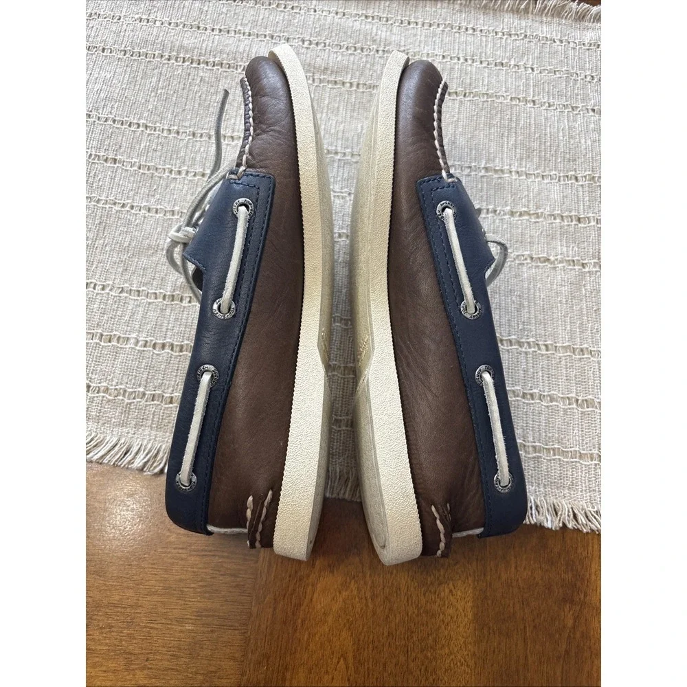 SPERRY Authentic Mens 7 Leather Multicolor Dock Boat Casual Shoes 0271635